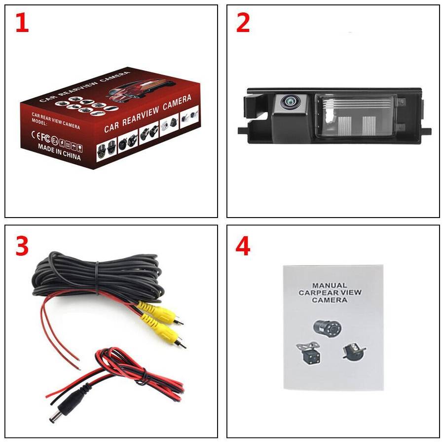 HD Auto Rear View Camera For Toyota RAV4 XA30 Aygo AB40 CCD