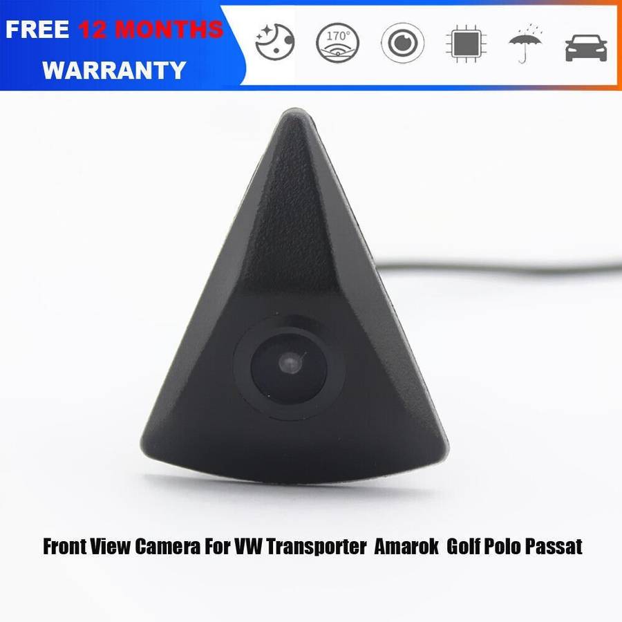 Front View Camera For VW Sharan Amarok Crafter EOS Polo Screw Fit Badge Emblem
