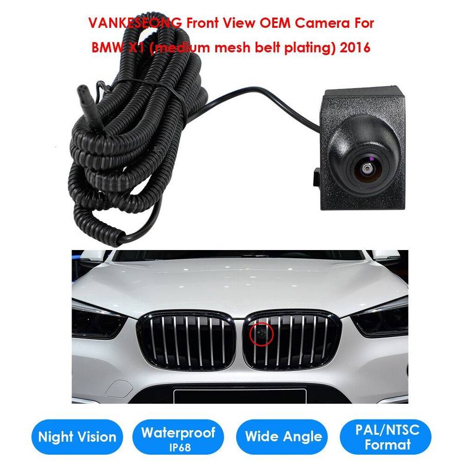 Grille Mounted HD front view camera For BMW X1 Series F48 2016-2022