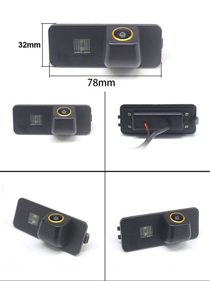 AHD 1080P Rear View Camera For VW Jetta MK6 Lupo T-Roc Rear License Plate Light