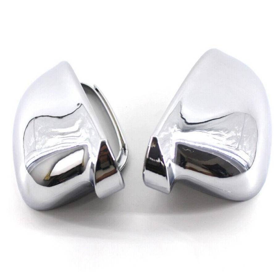 Chrome Style Rearview Mirror Door Cap Cover For VW Golf Rabbit Jetta MK5 LH&amp;RH