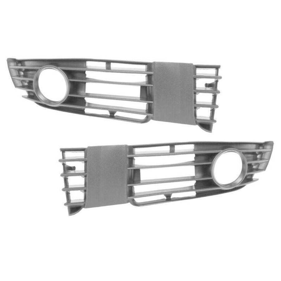 Front Bumper Fog Light Grille Fog Cover For VW Passat B5 B5.5 2001-2005 Pair