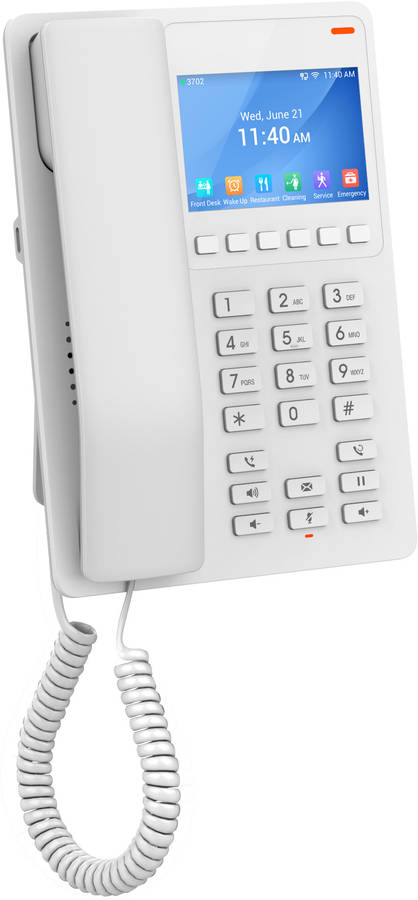 Grandstream 2 Line 3.5'' Color Lcd Wifi 6 Hotel Phone White Ghp620W