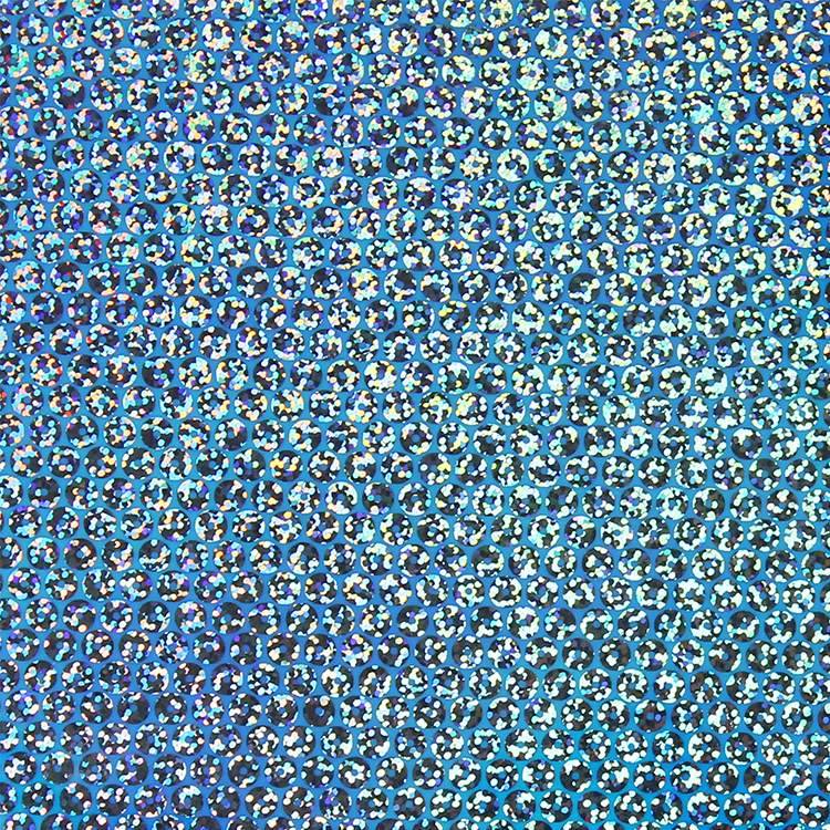 Holographic Semi-Clear opal adhesive craft vinyl - Coins Lines