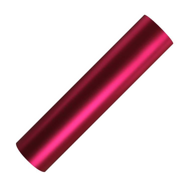 Matte Chrome self adhesive craft sticker vinyl - Rose Red