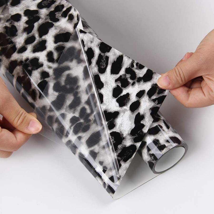 Leopard FlexVinyl - Pink Black & White