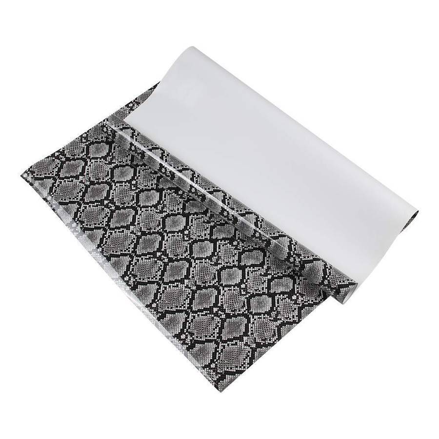 Snake Pattern FlexVinyl - Black & White