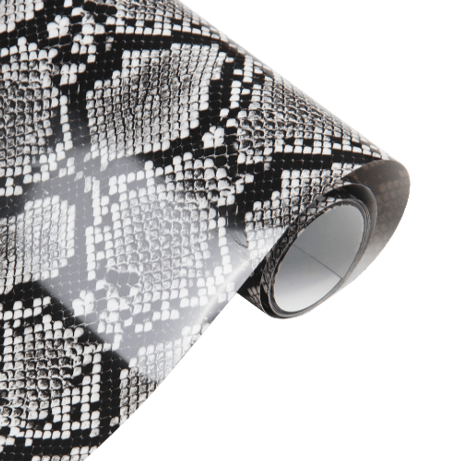 Snake Pattern FlexVinyl - Black & White