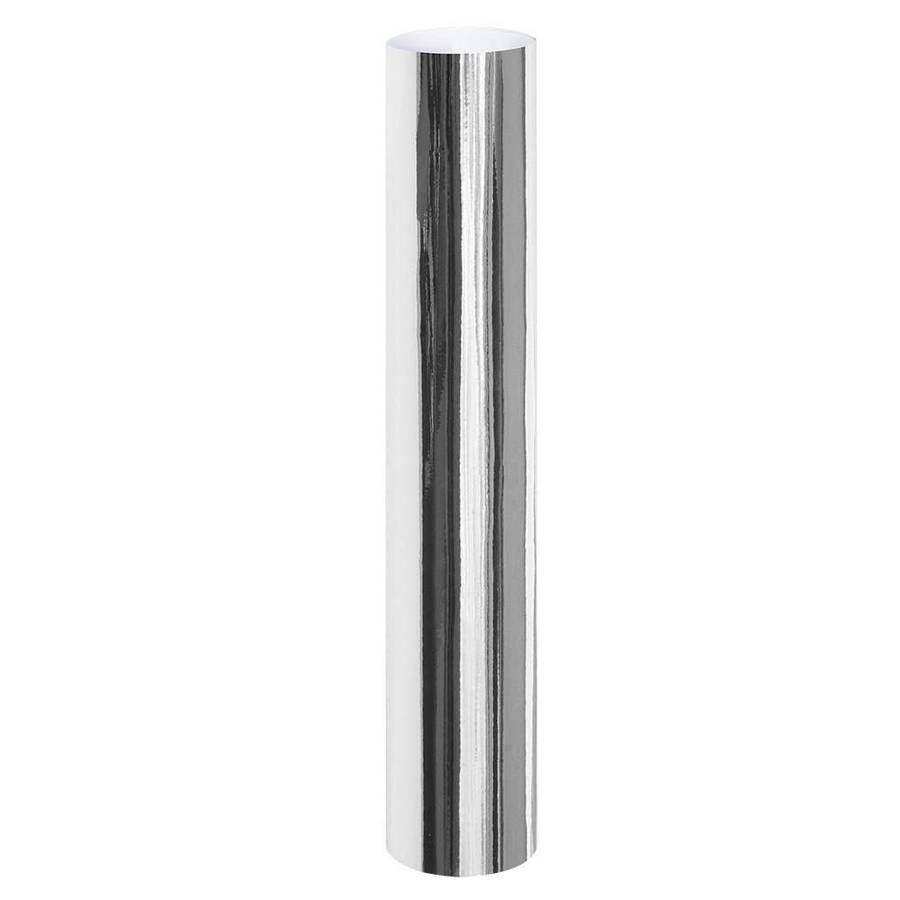 Glossy Chrome Silver Adhesive Craft Sticker Vinyl