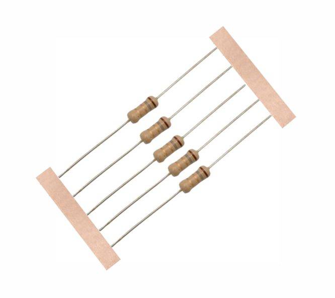 RESISTOR 1/2W ROUND C/F 5% 270E - DEBULK CF50-270E-J