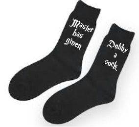Harry Potter Dobby novelty socks Dobby is a free elf