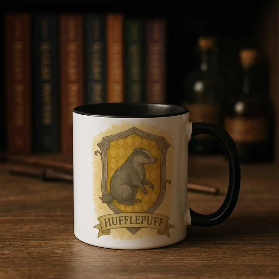 Hufflepuff House Crest Mug  Loyalty & Kindness