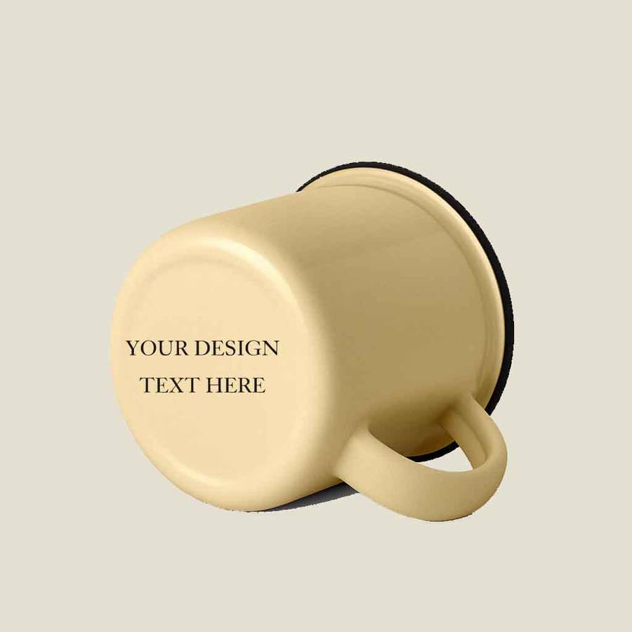 Customised enamel mug