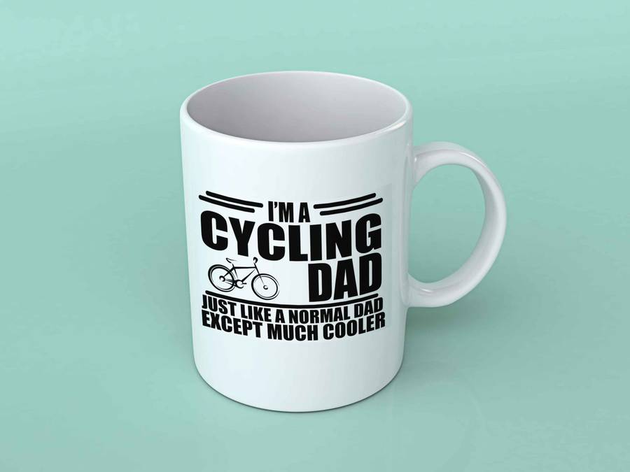 I'm a cycling Dad Coffee mug