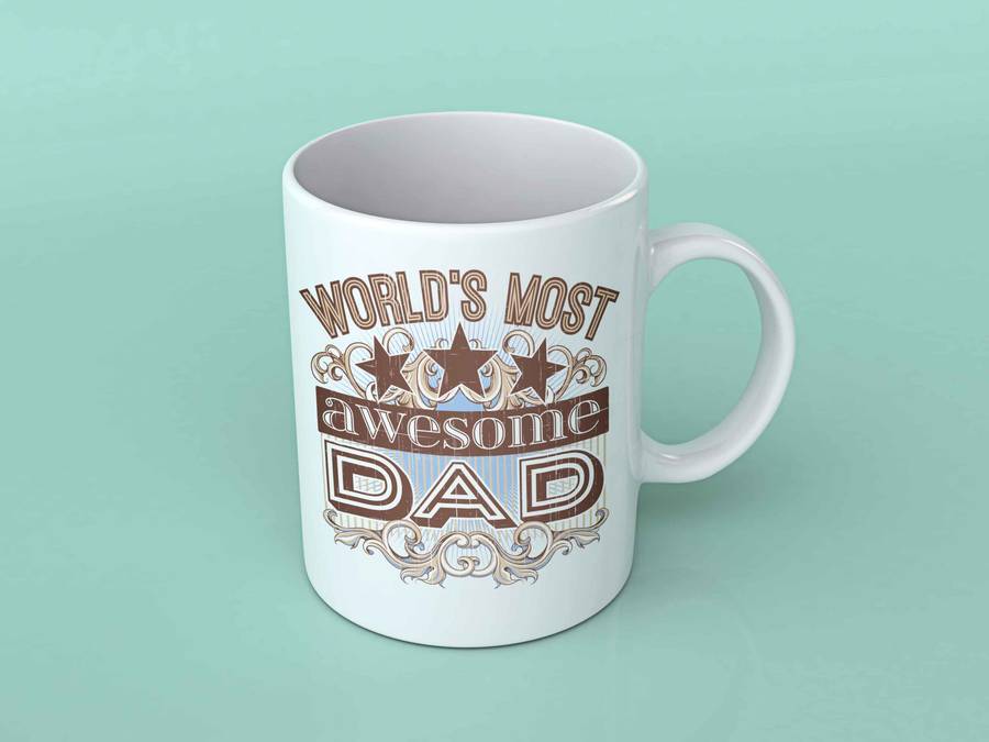 World's most awesome Dad Coffee mug