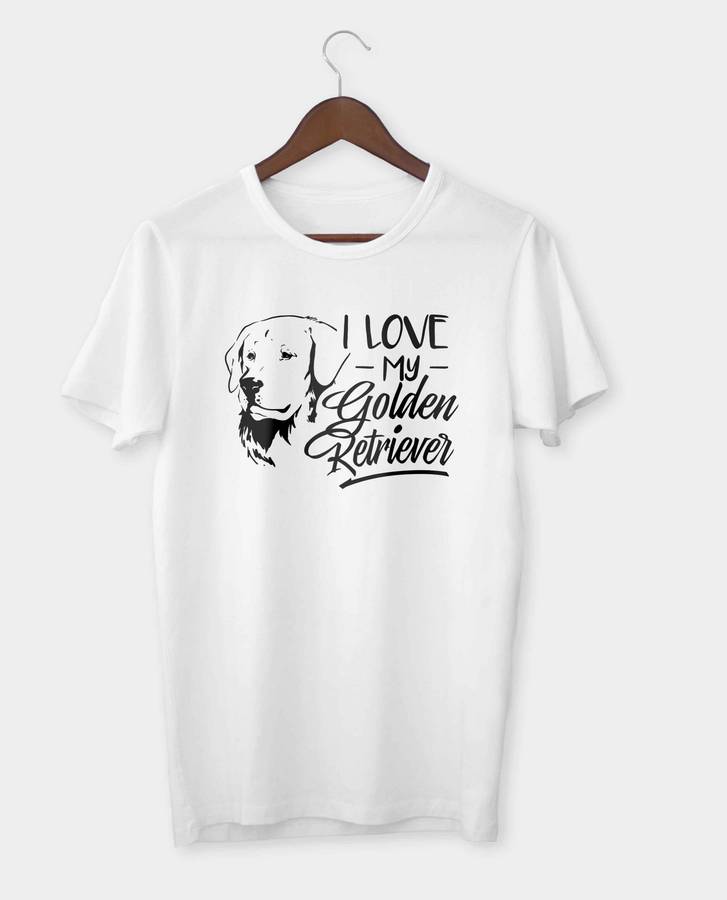Golden Retriever T-Shirt  I Love My Golden Retriever | Dog Lover Gift