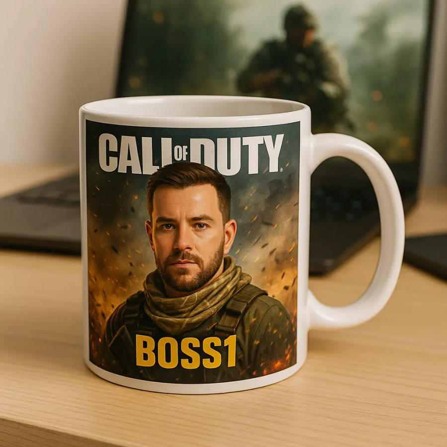 Personalised Mug Cartoon South Africa  Custom Portrait Gift