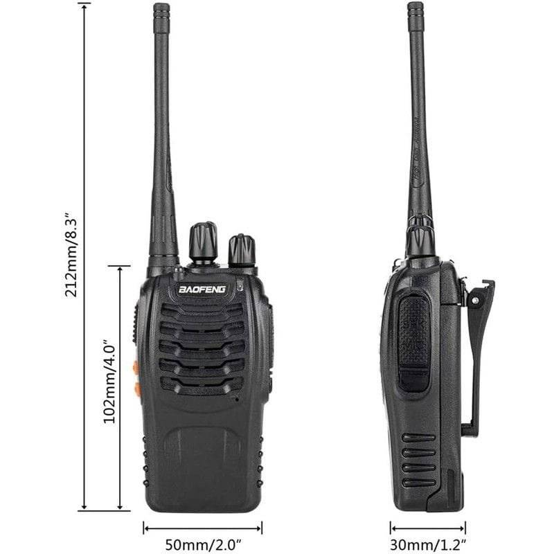 Baofeng BF-888S UHF 400-470MHz Walkie Talkie 2 Way Radios