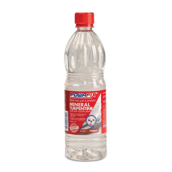 BULK PACK 12 X POWAFIX MINERAL TERPENTINE 750ML
