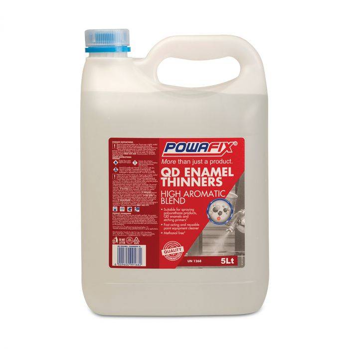 BULK PACK 4 X POWAFIX QD ENAMEL THINNERS 5L