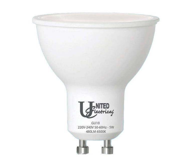 UNITED ELECTRICAL GLOBE RECHARGEABLE GU10 5W