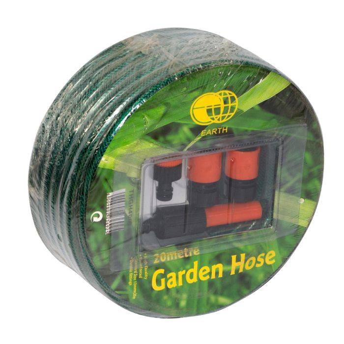 Garden Hose 12mmx20M With Fittings 1 Roll