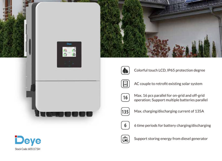 Deye 5kw Hybrid Inverter IP65