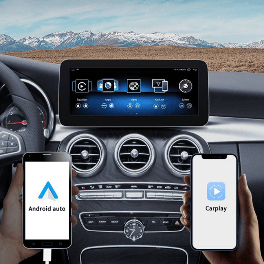 Mercedes C Class 10.25" W205 Android Navigation Infotainment Unit with CarPlay Android Auto