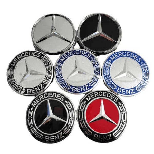 Mercedes Centre Wheel Hub Cap 75mm - Single Black