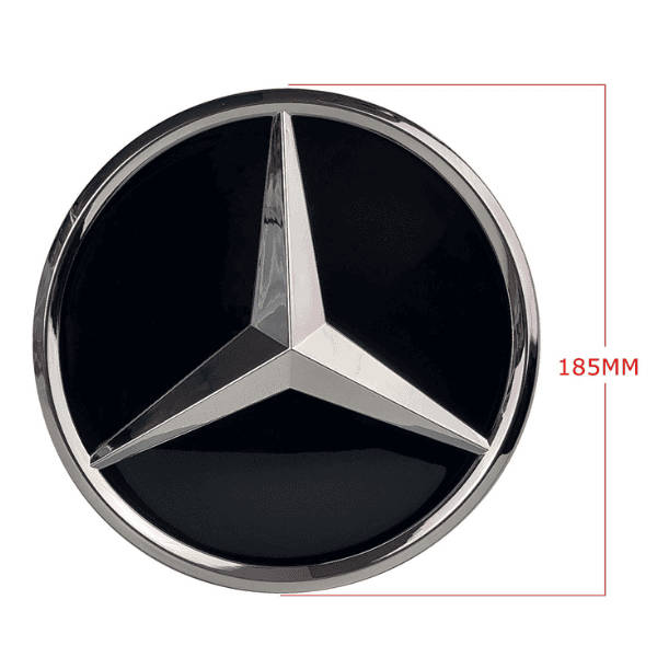 Glass Mirror Badge Compatible With Mercedes W205 Main Grille - A0008881000