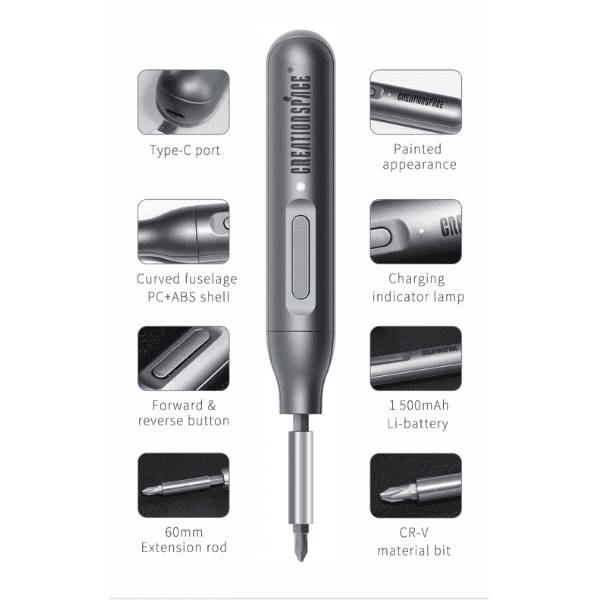 Creation Space CS2001 Mini Electric Screw Driver