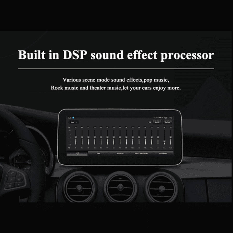 Mercedes C Class 10.25" W205 Android Navigation Infotainment Unit with CarPlay Android Auto