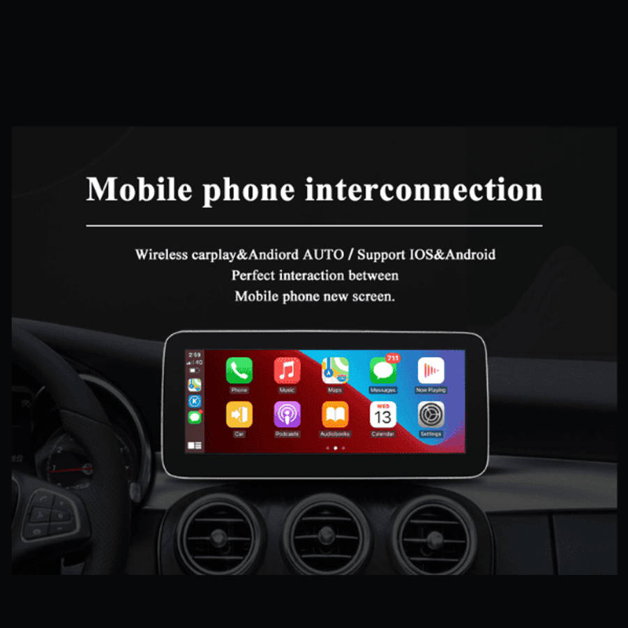 Mercedes C Class 10.25" W205 Android Navigation Infotainment Unit with CarPlay Android Auto