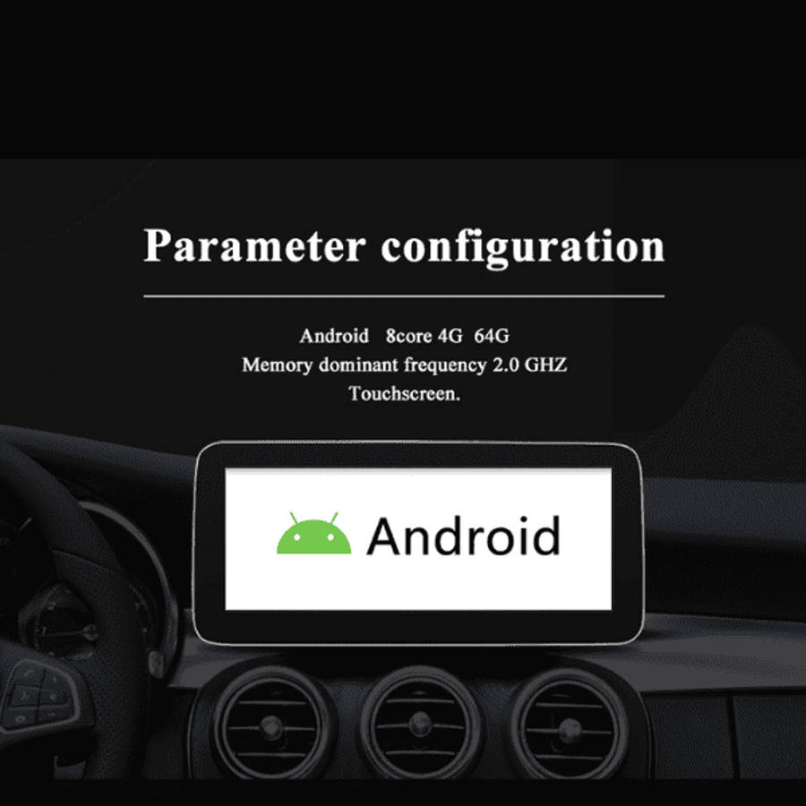 Mercedes C Class 10.25" W205 Android Navigation Infotainment Unit with CarPlay Android Auto