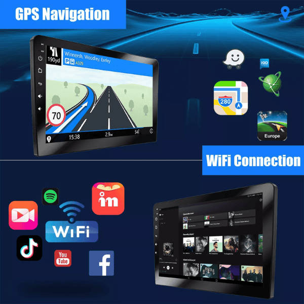 Jeep Wrangler Sahara 09-13 Android Navigation Android Auto Apple Car Play
