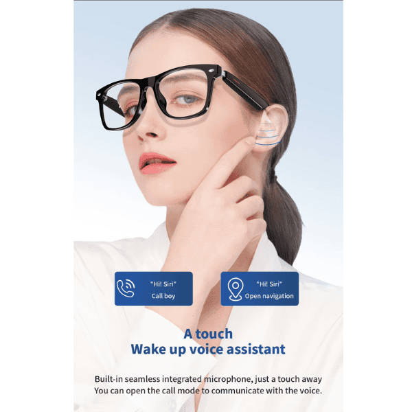 AI Integrated Smart Glasses with Bluetooth - Unisex