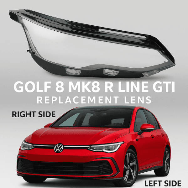 Golf 8 GTI Headlight Replacement Lens - Right Side