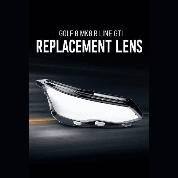 Golf 8 GTI Headlight Replacement Lens - Right Side