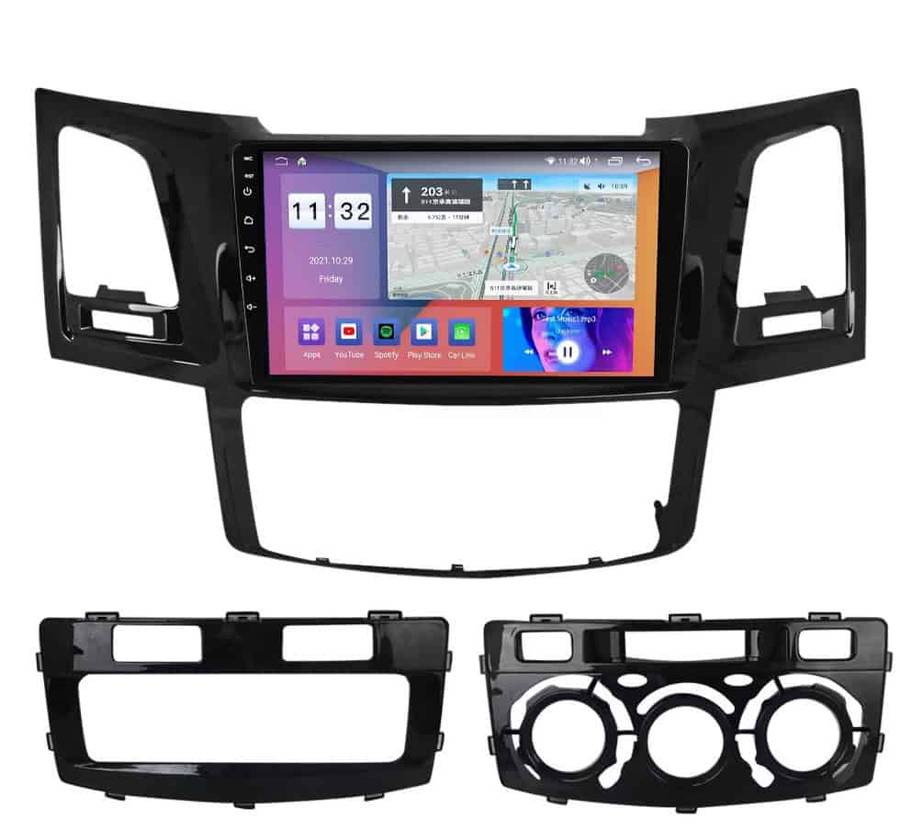 Toyota Hilux Fortuner 2005-15 Android GPS SatNav Radio wireless CarPlay ANDROID AUTO