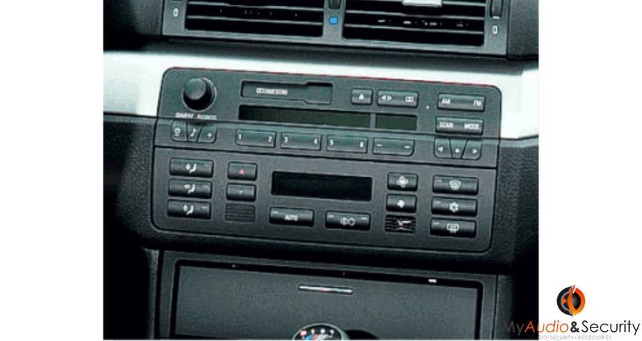 BMW E46 S/DIN FASCIA TRIMPLATE BM007