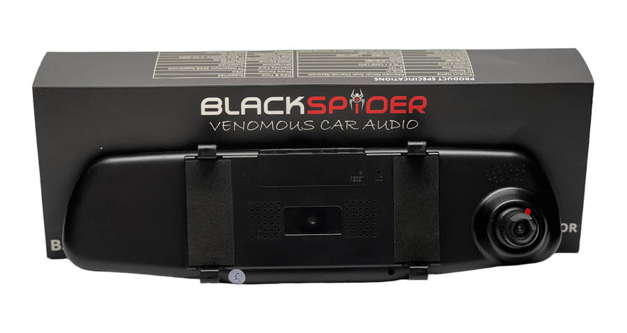 Blackspider Bs604dvr Rearview Mirror With Dvr And Rear Camera