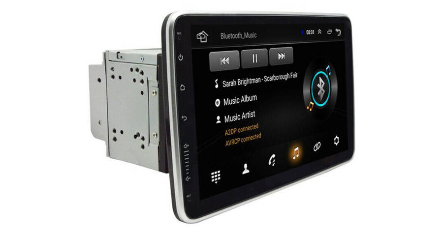Blackspider MFN101DD 10.1" Android Rotate 2Din Radio