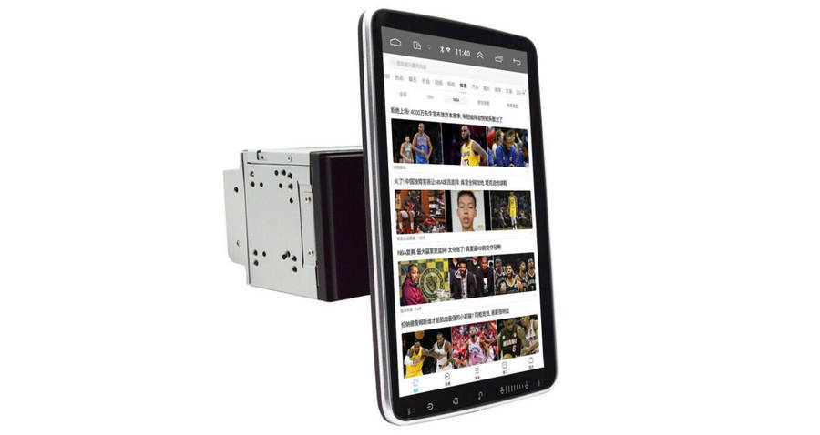 Blackspider MFN101DD 10.1" Android Rotate 2Din Radio