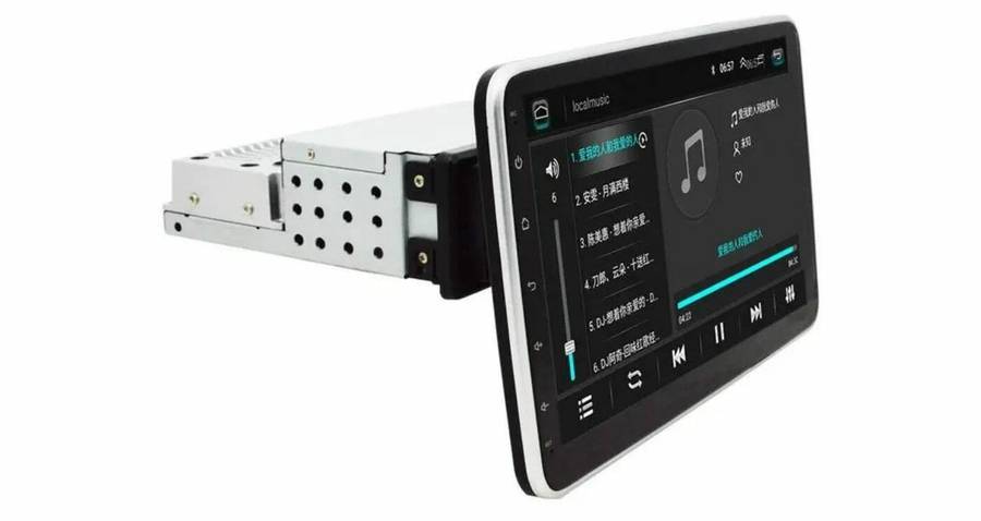 Blackspider MFN101SD 10.1 Apple CarPlay Android Auto Rotate 1Din Radio