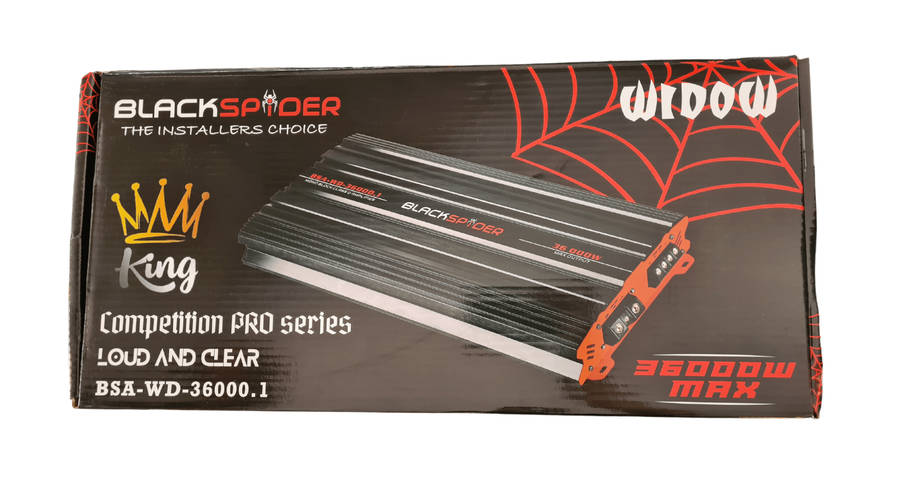 Blackspider Widow 36000W Digital Monoblock Amplifier