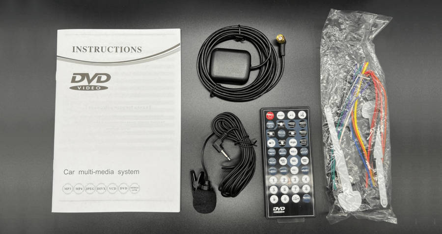 Blackspider BSDD2670 CD DVD BT AUX Radio with GPS Card