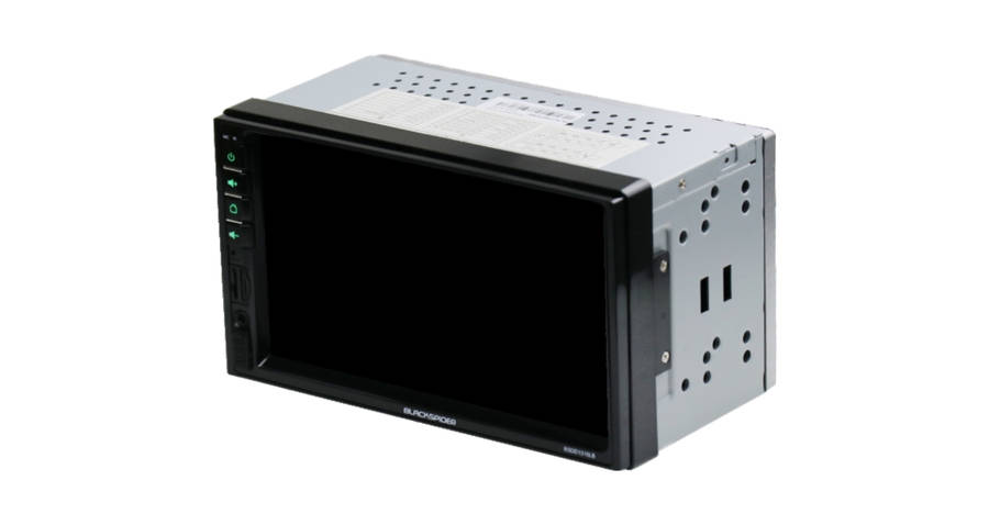 Blackspider Bsdd1310lb 2Din Bluetooth Wired Apple Carplay Android Auto Radio