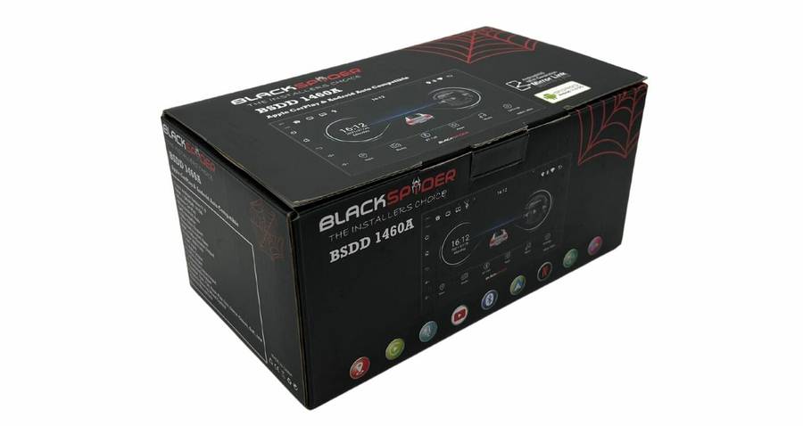 Blackspider BSDD1460A 2Din Wireless Apple CarPlay Android Auto Radio