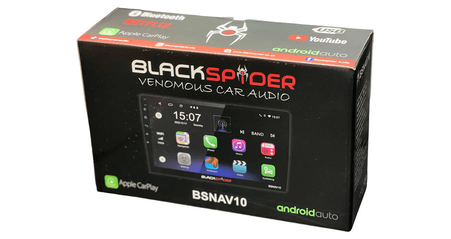Blackspider Bsnav10 10.1 Wireless Apple Carplay Android Auto Radio