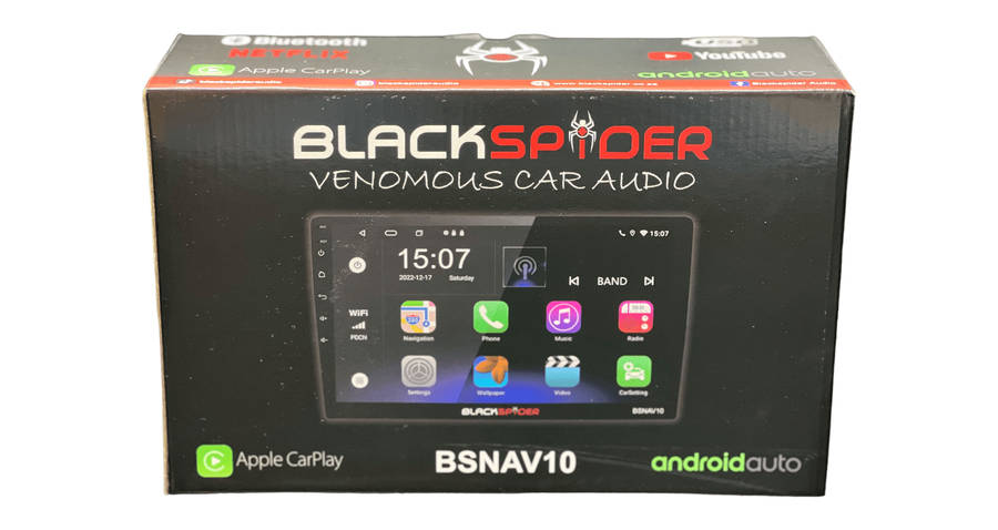 Blackspider Bsnav10 10.1 Wireless Apple Carplay Android Auto Radio